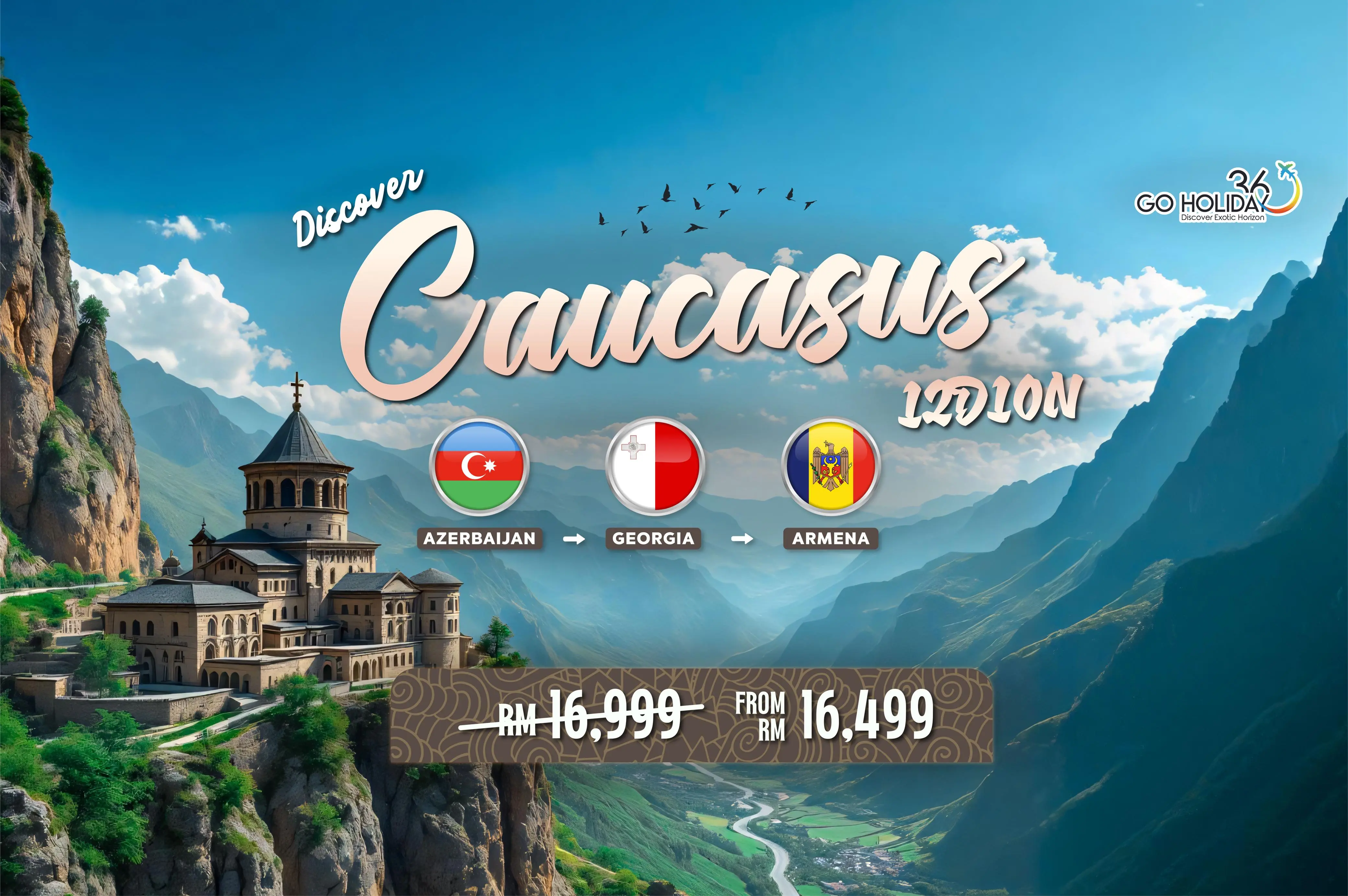 12D Caucasus Tour